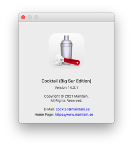 Cocktail Big Sur Edition 14.3.1 macOS