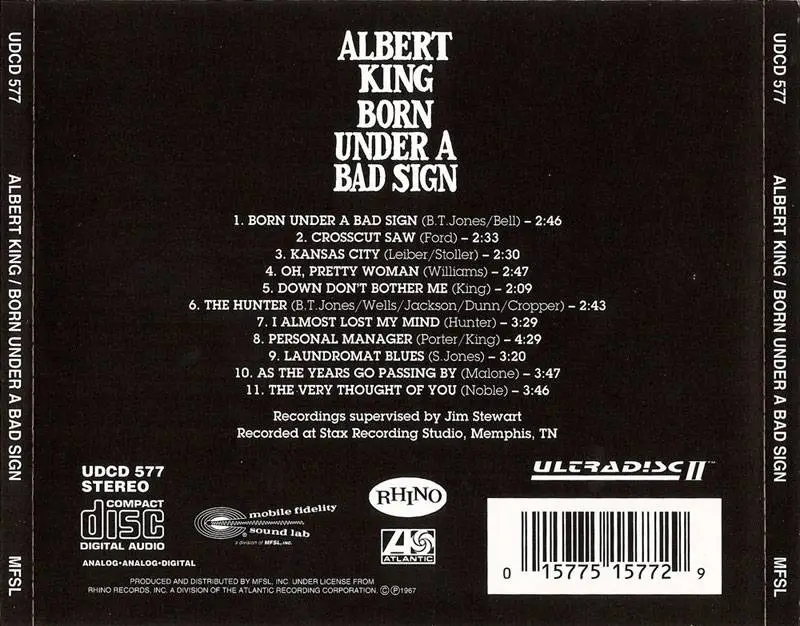 Under bear перевод. Albert King 1967 born under. Albert King born under a Bad sign 1967. Albert King Cover.