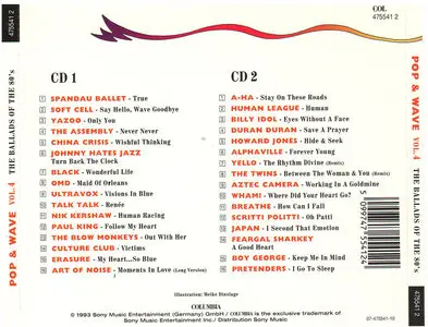 VA - Pop & Wave vol.4. The Ballads Of The 80's (1993)