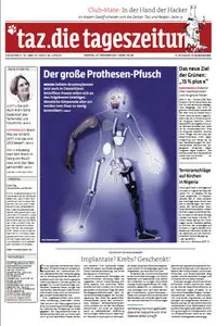 Tageszeitung TAZ vom 27 Dezember 2011