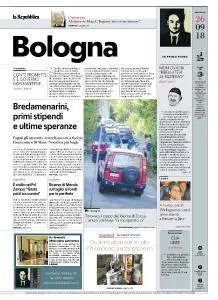 la Repubblica Bologna - 26 Settembre 2018