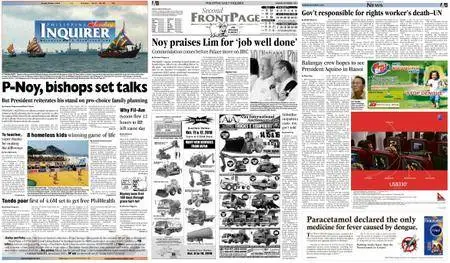 Philippine Daily Inquirer – October 03, 2010