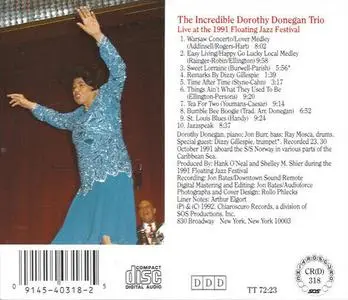 Dorothy Donegan - The Incredible Dorothy Donegan Trio (1992) {Chiaroscuro} **[RE-UP]**