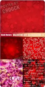 Valentine day background 14 - Stock Vector