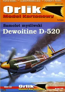 Orlik 028 Dewoitine D-520 [paper model]