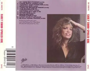 Carly Simon - Spoiled Girl (1985)