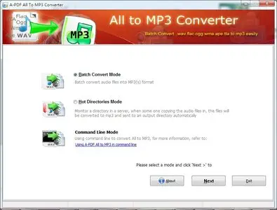 A-PDF All To MP3 Converter 2.3.0