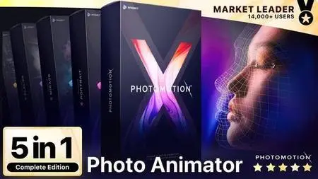 Photomotion X - Biggest Photo Animation Toolkit (5 in 1) V10.1 - Project for After Effects (VideoHive) 13922688