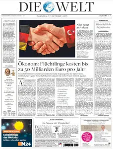 Die Welt am 17 Oktober 2015