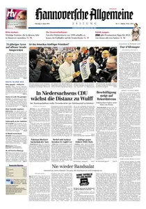 Hannoversche Allgemeine Zeitung - 03.01.2012