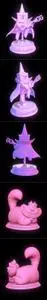 SpongeBob Goofy Goober and Cheshire cat - Alice in Wonderland