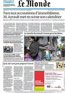 Le Monde du Jeudi 23 Aout 2012