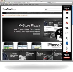 myStore Plazza – Drag and Drop Shopping Cart for Joomla