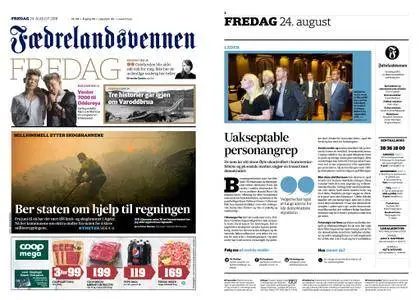 Fædrelandsvennen – 24. august 2018