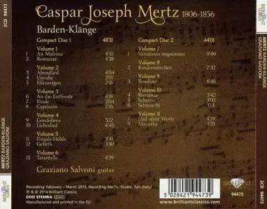 Graziano Salvoni - Caspar Joseph Mertz: Barden-Klänge (2014)