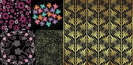 Background pattern vector material