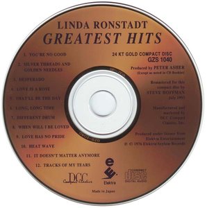 Linda Ronstadt - Greatest Hits (1976) [1993, DCC  24 KT  Gold Disc,  GZS-1040] Re-Uploaded
