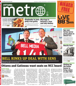 Metro [Canada -  Van | Tor | Mon | Ott | Edm | Hal | Lon | Win | Sas], 30. January 2014