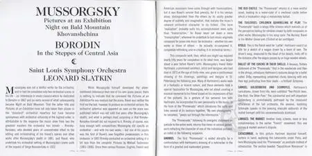 Leonard Slatki - Mussorgsky:Pictures at an Exhibition, Night on a Bald Mountain & Borodin:In the Steppes of Central Asia (1975)