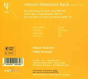 Philippe Herreweghe, Collegium Vocale Gent - Johann Sebastian Bach: Sonn und Schild - Cantatas BWV 4, 79, 80 (2018)