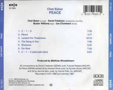 Chet Baker - Peace (1982/1989)