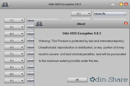 Odin HDD Encryption 9.8.3