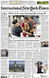 International New York Times - 13 June 2016