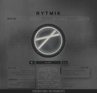 Cinematique Instruments Rytmik KONTAKT