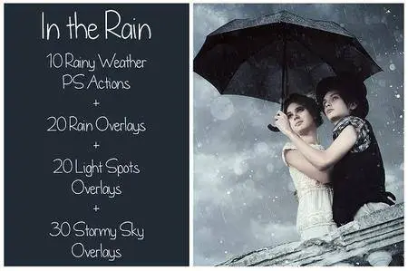 CreativeMarket - Rain Bundle - Actions&Overlays