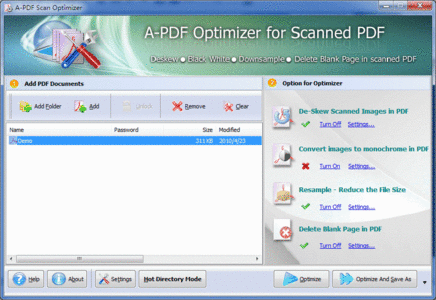 A-PDF Scan Optimizer 2.9.2 