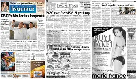 Philippine Daily Inquirer – May 19, 2011
