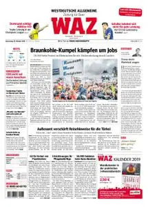 WAZ Westdeutsche Allgemeine Zeitung Buer - 25. Oktober 2018