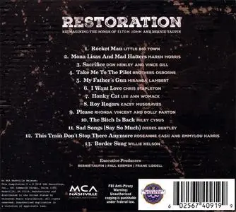 VA - Restoration: Reimagining The Songs Of Elton John & Bernie Taupin (2018) {MCA Nashville}