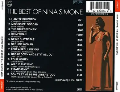Nina Simone - The Best Of... (1969) {1988 Philips/Polygram}