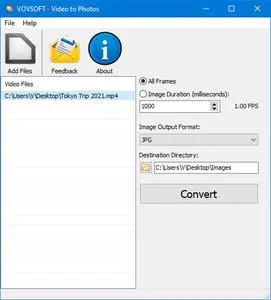 VovSoft Video to Photos 1.1 (x64) Portable