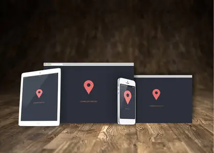 Web Collage Mock-Up PSD