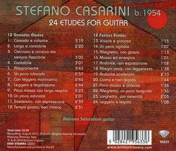 Adriano Sebastiani - Casarini: 24 Etudes for Guitar (2018)