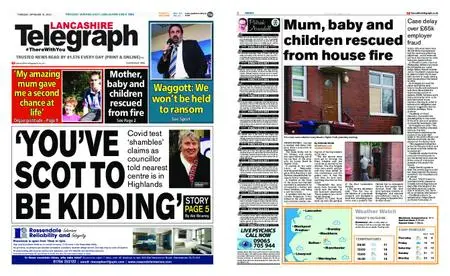 Lancashire Telegraph (Blackburn, Darwen, Hyndburn, Ribble Valley) – September 10, 2020