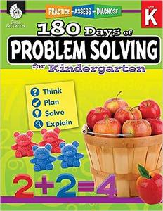 180 Days of Problem Solving for Kindergarten – Build Math Fluency with this Kindergarten Math Workbook