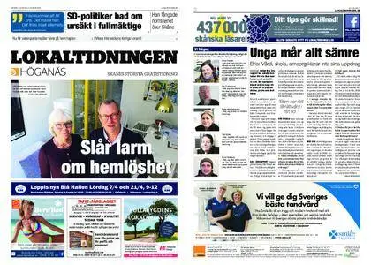 Lokaltidningen Höganäs – 31 mars 2018