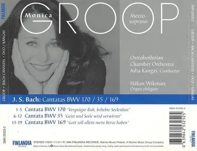 Monica Groop, Juha Kangas, Ostrobothnian Chamber Orchestra - Johann Sebastian Bach: Alto Cantatas (1998)