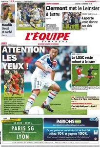 L'Equipe Edition du Dimanche 16 Décembre 2012