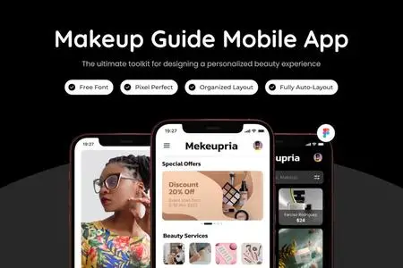 Makeup Guide Mobile App Template