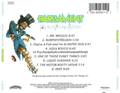 Parliament - Motor Booty Affair (1978) {1990 Casablanca} **[RE-UP]**