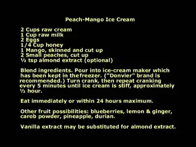 Jill's Raw Food Video