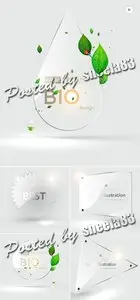Backgrounds with Glass Vector 2