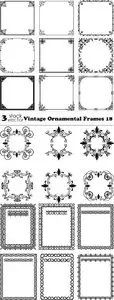 Vectors - Vintage Ornamental Frames 18