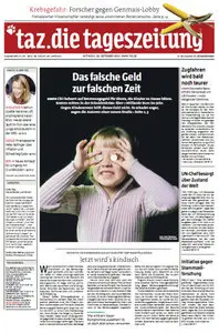Tageszeitung TAZ vom 26 September 2012