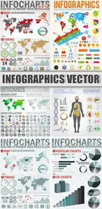 Infographics & Infocharts Vector 2