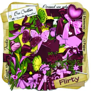 PSD Scrap Flirty